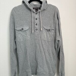 Michael Kors Gray Waffle Knit Shirt